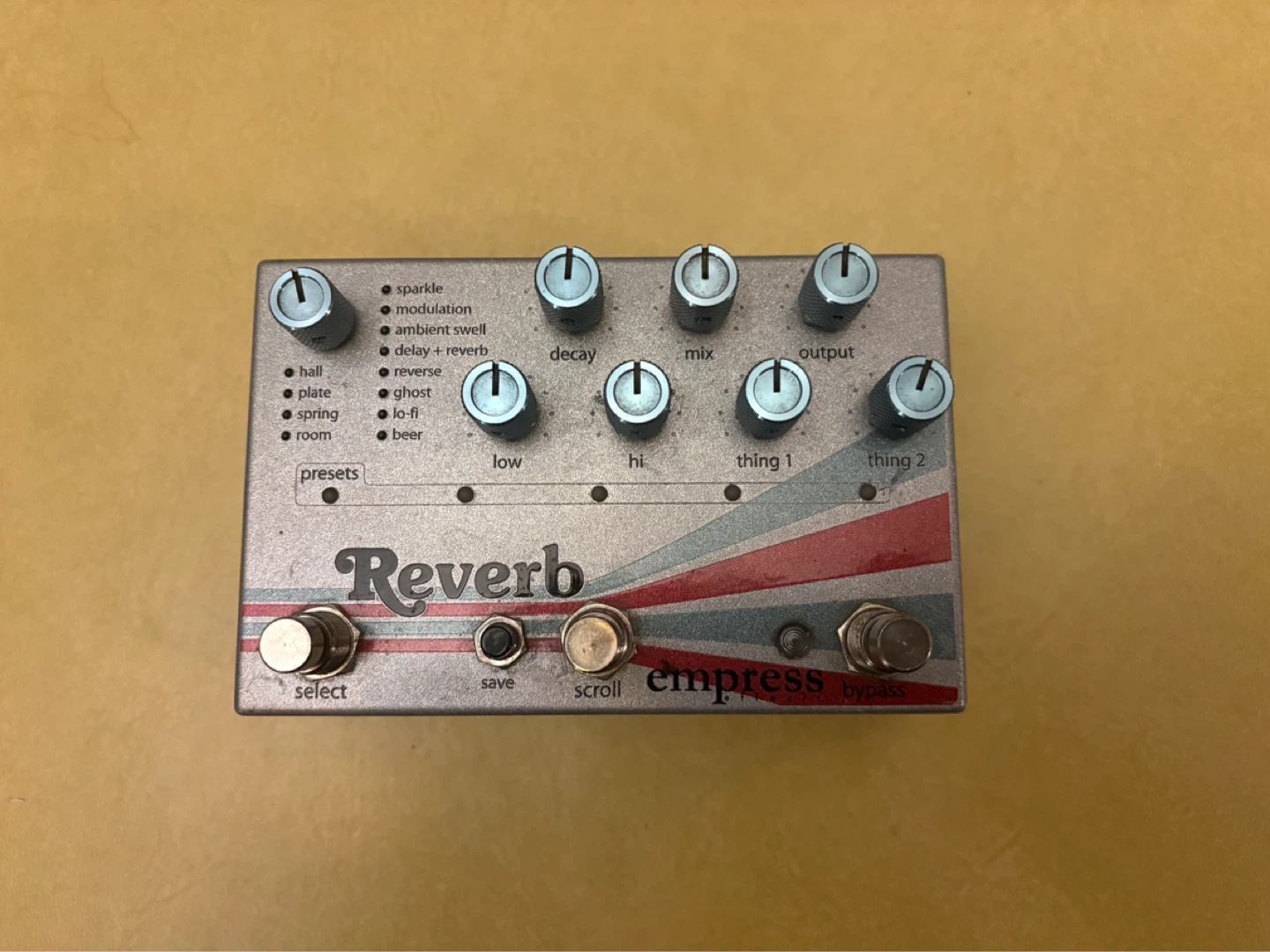 Empress Reverb Pedal