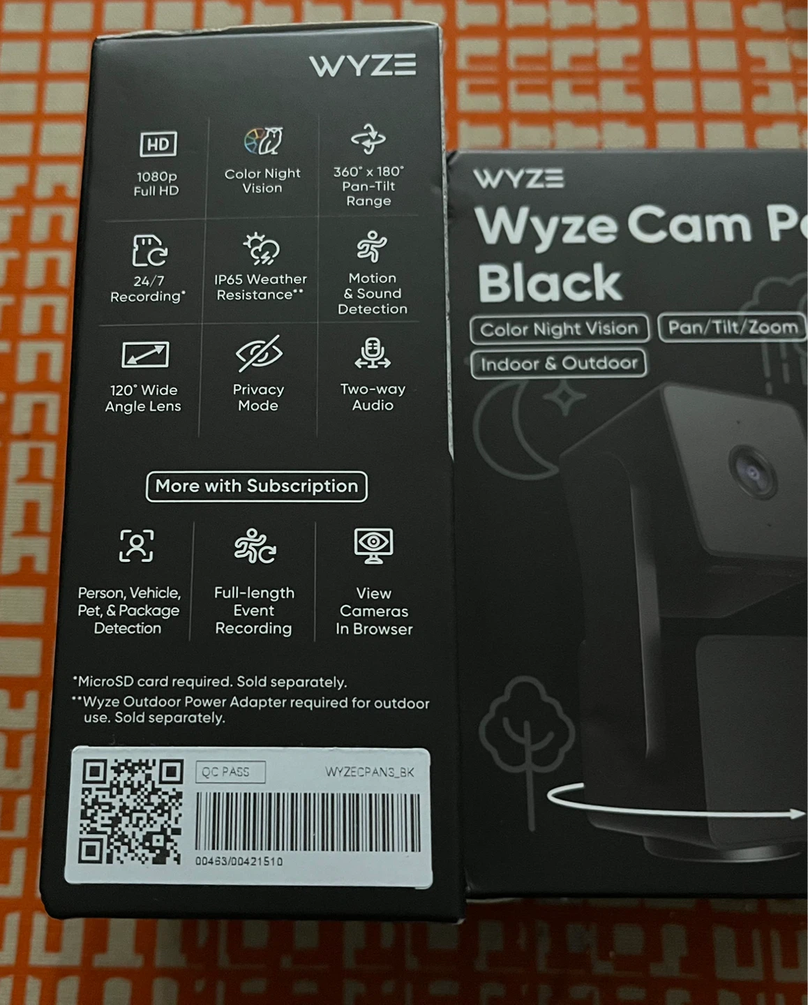 Wyze Cam Pan Black - Indoor/Outdoor Security Camera - photo 4