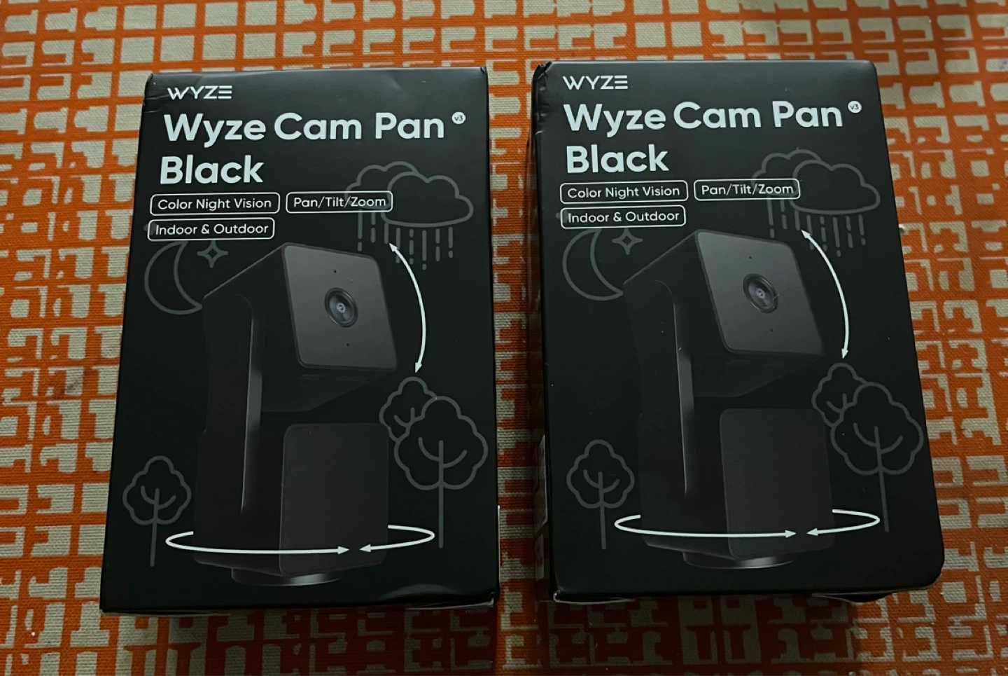 Wyze Cam Pan Black - Indoor/Outdoor Security Camera