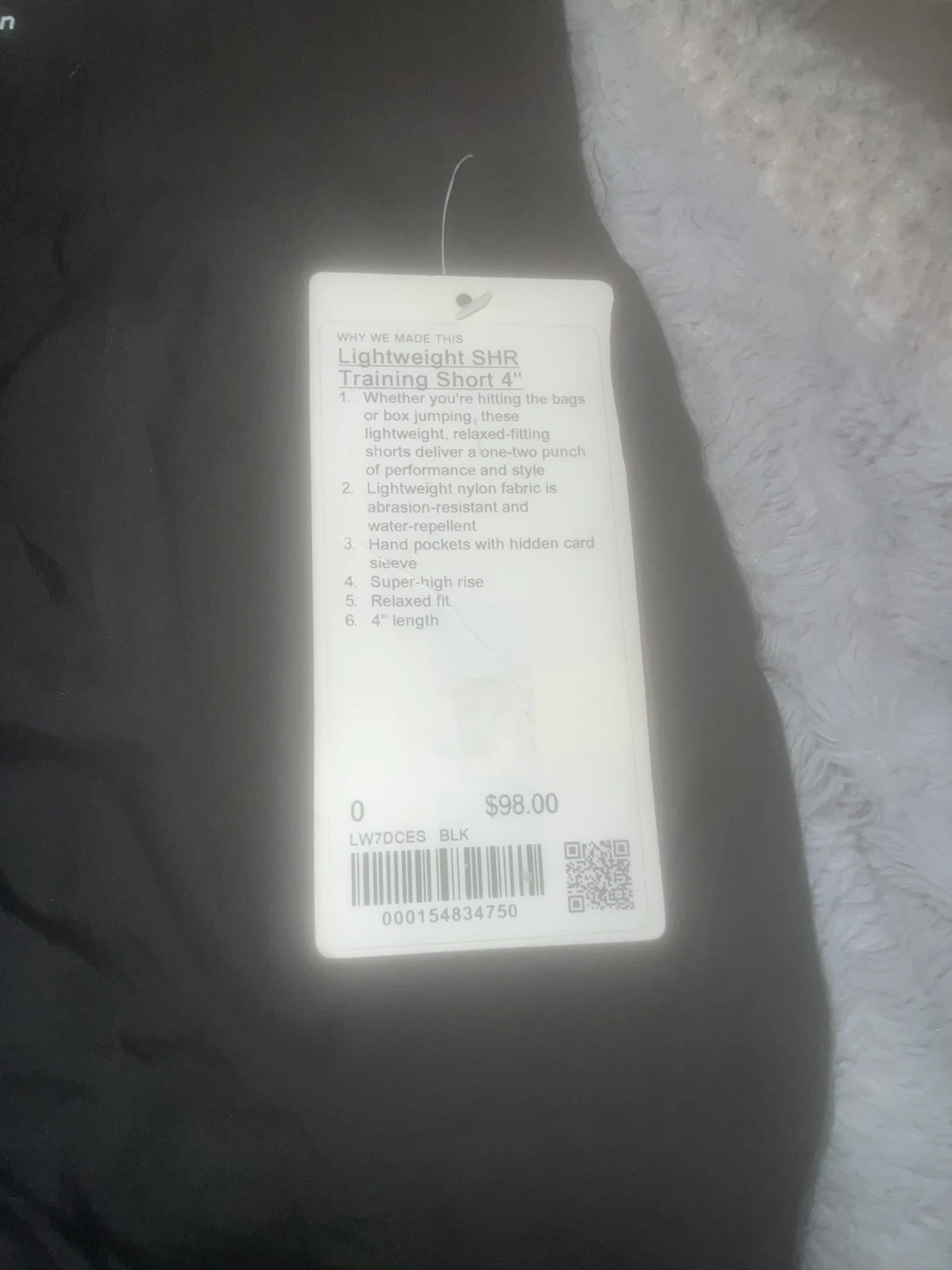 Lululemon Lightweight SHR Training Short 4" Black Size 0 - photo 3
