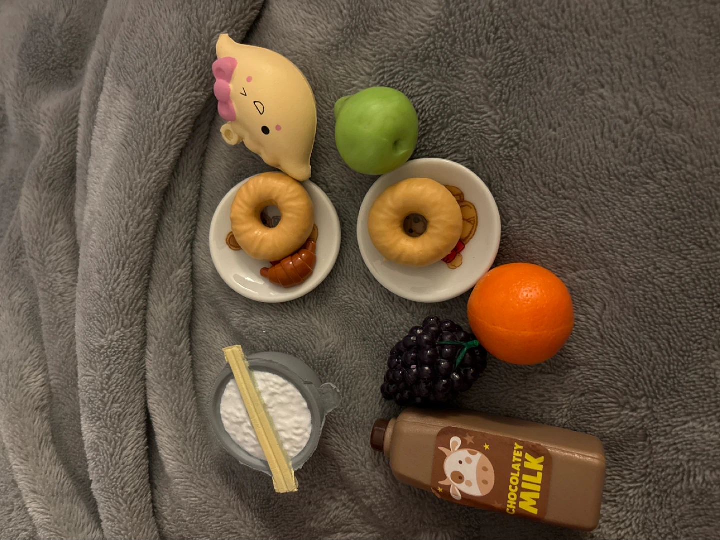 Kids Toy Picnic Basket with Ceramic Tea Set - photo 3