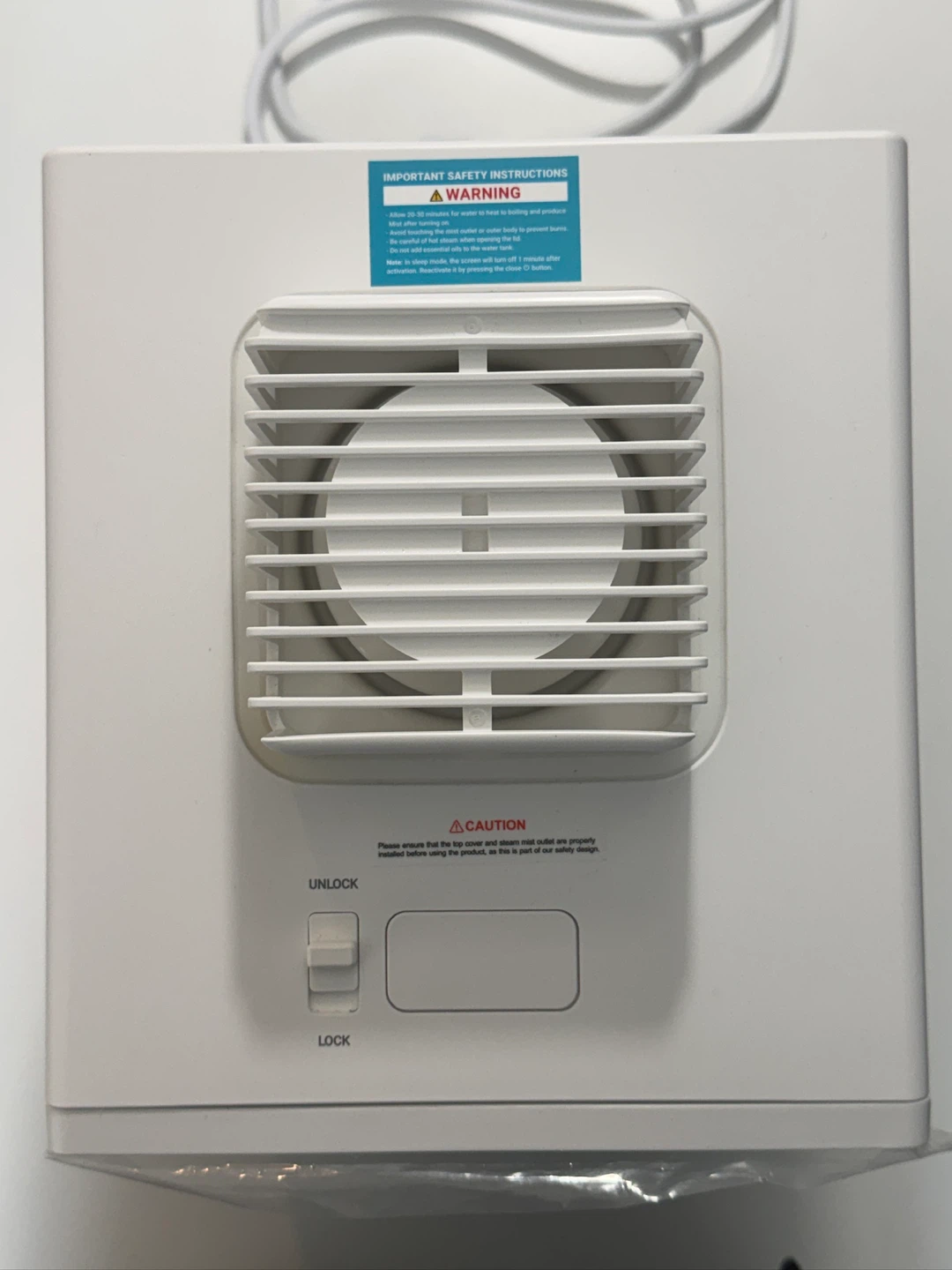 Livatro stainless steel warm mist humidifier - photo 4