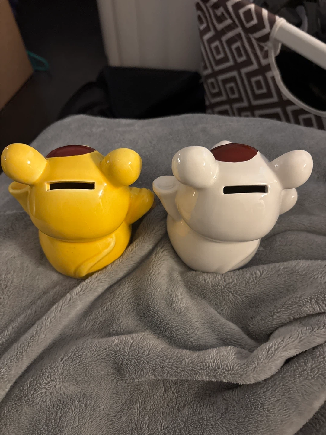 Ceramic Lucky Cat Piggy Bank Pair - photo 2