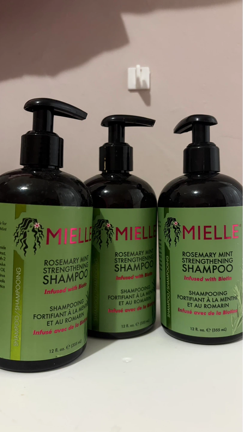 Mielle Rosemary Mint Strengthening Shampoo - 3 x 12 oz Bottles
