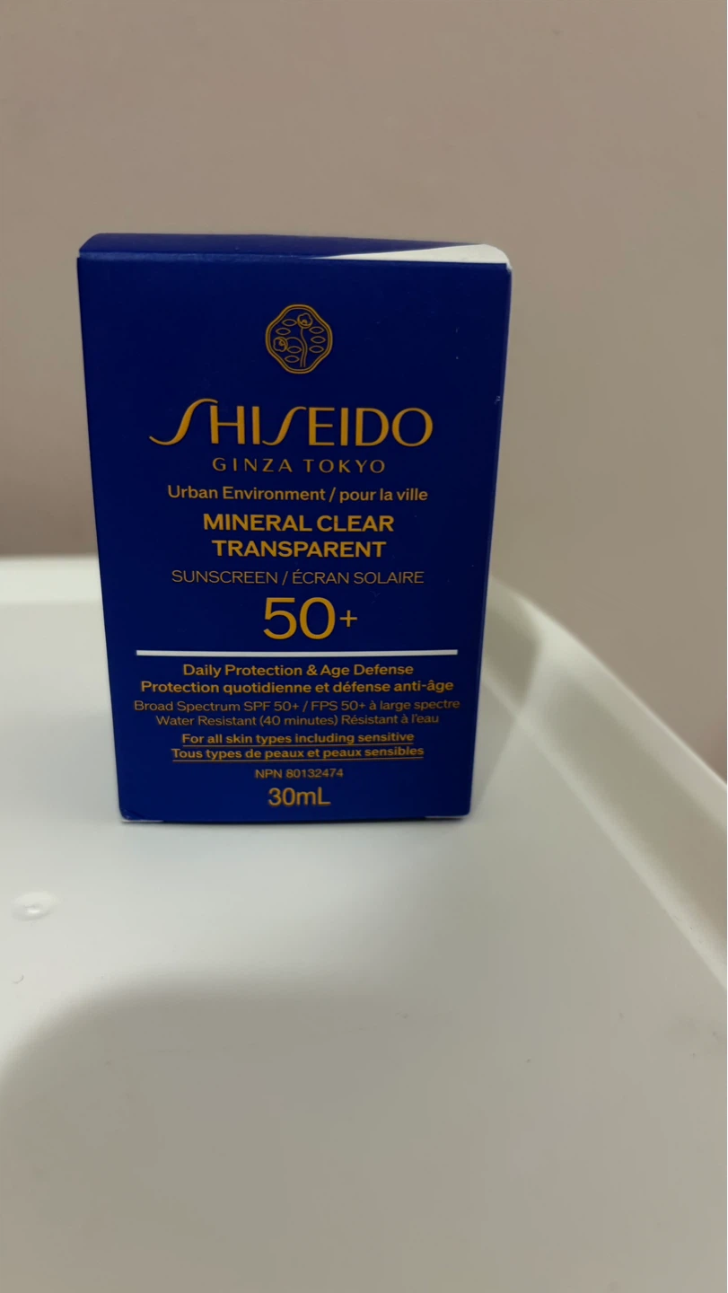 Shiseido Mineral Clear Transparent Sunscreen SPF 50+ - photo 2