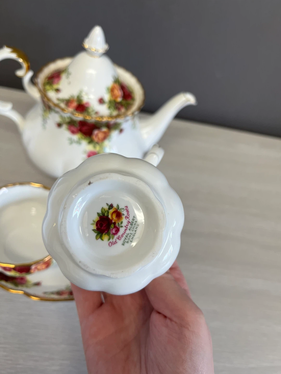Royal Albert Old Country Roses Tea Set - photo 2