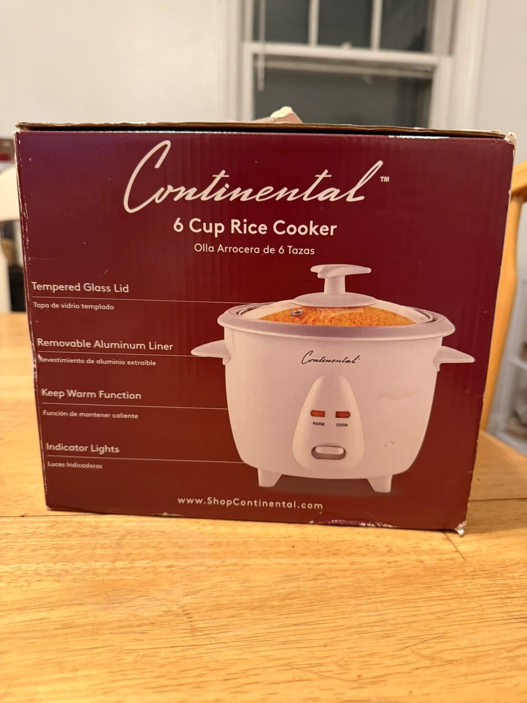 Continental 6 Cup Rice Cooker - photo 2