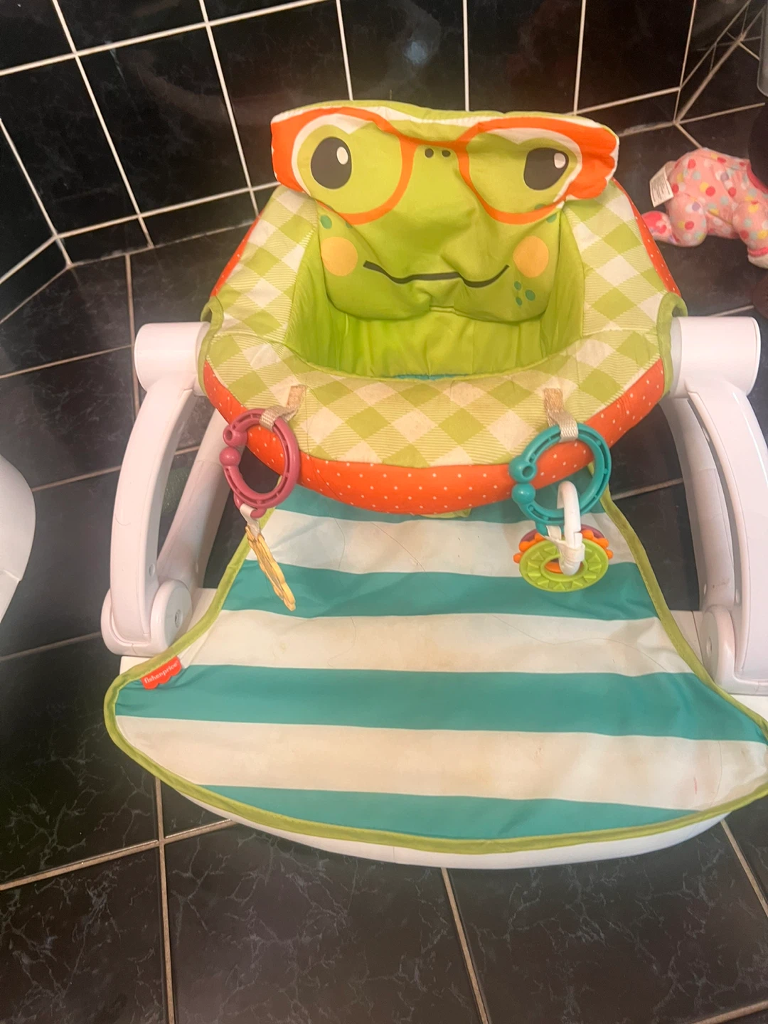Fisher-Price Frog Sit-Me-Up Seat & Baby Bath Support Seat - photo 2
