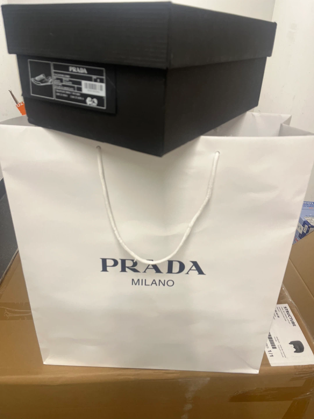 Prada Milano Packaging Set – Bag & Boxes - photo 4