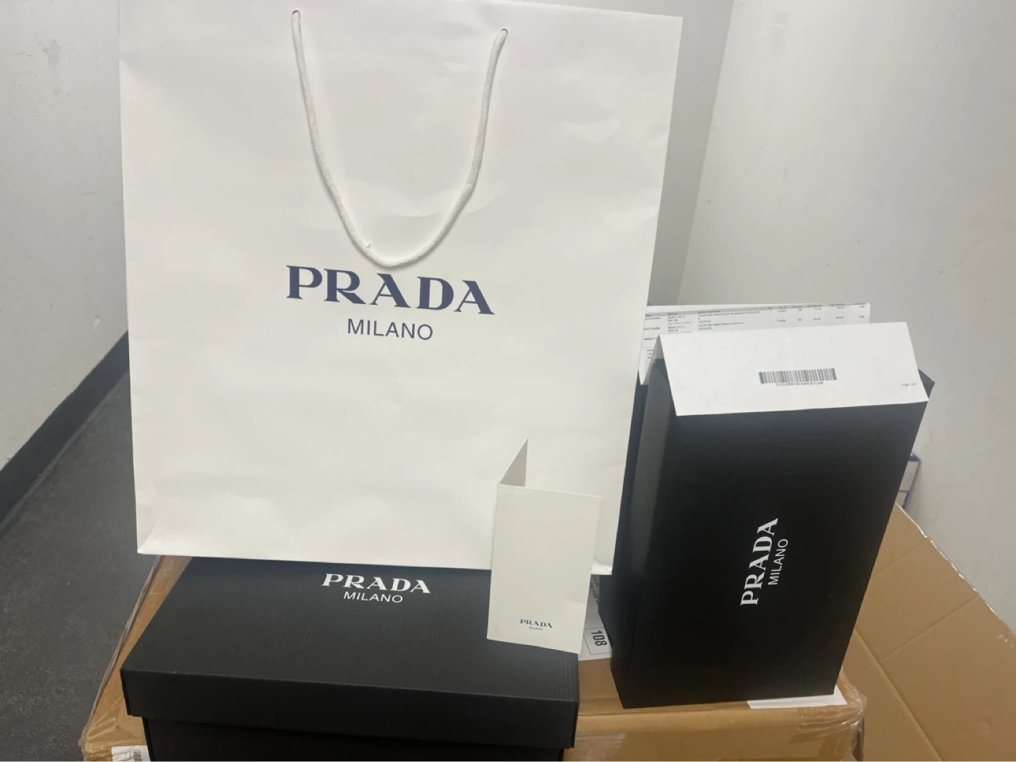Prada Milano Packaging Set – Bag & Boxes - photo 2