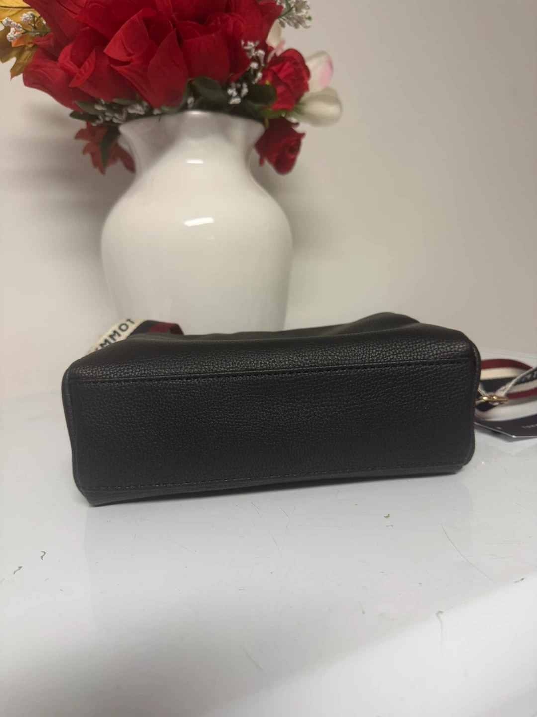 Tommy Hilfiger Black Crossbody Bag with Logo Strap - photo 3
