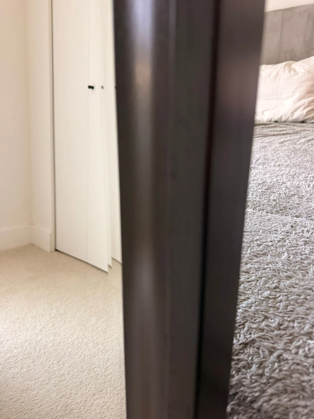 Large solid Wood Framed Mirror - photo 2