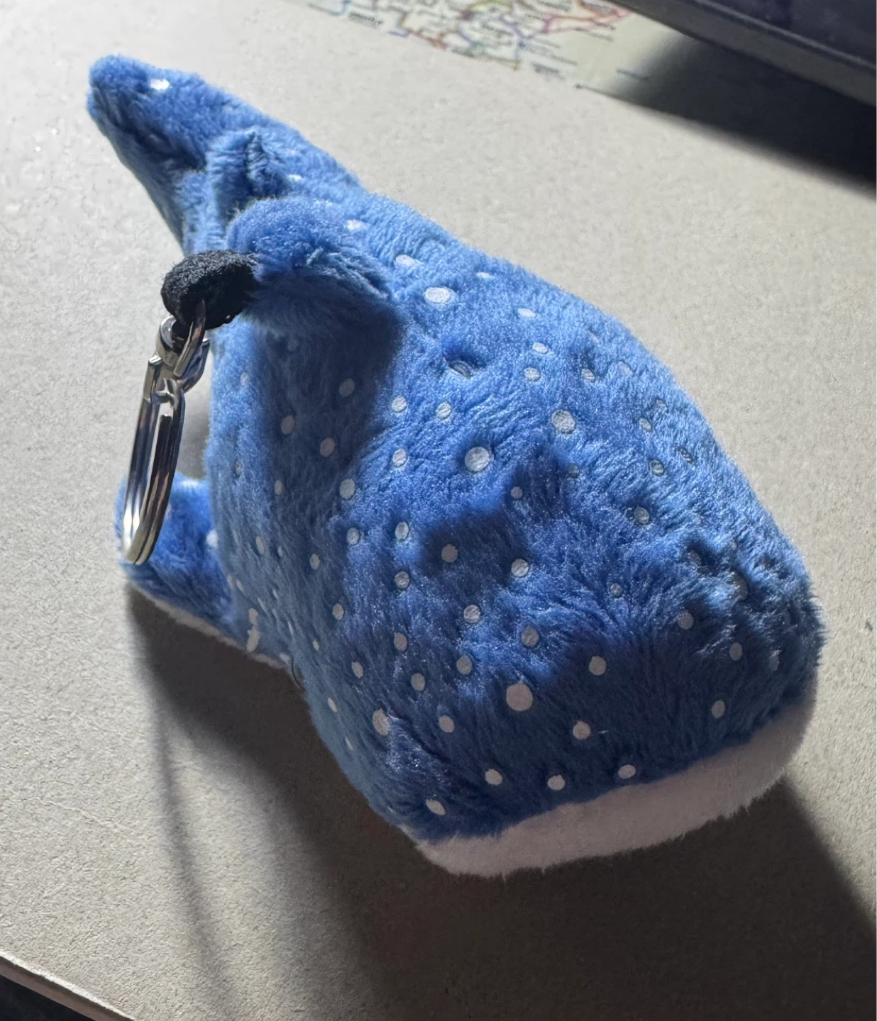 Blue Whale Shark Plush Keychain - photo 5