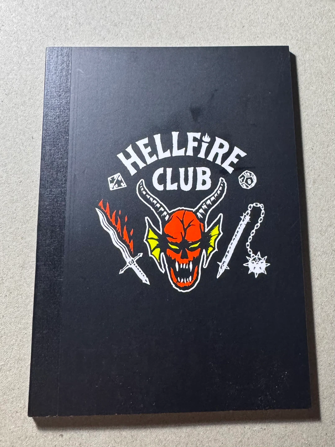 Stranger Things Hellfire Club Blank Notebooks