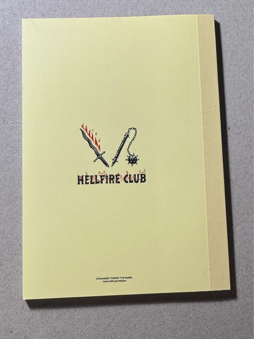 Stranger Things Hellfire Club Blank Notebooks - photo 4