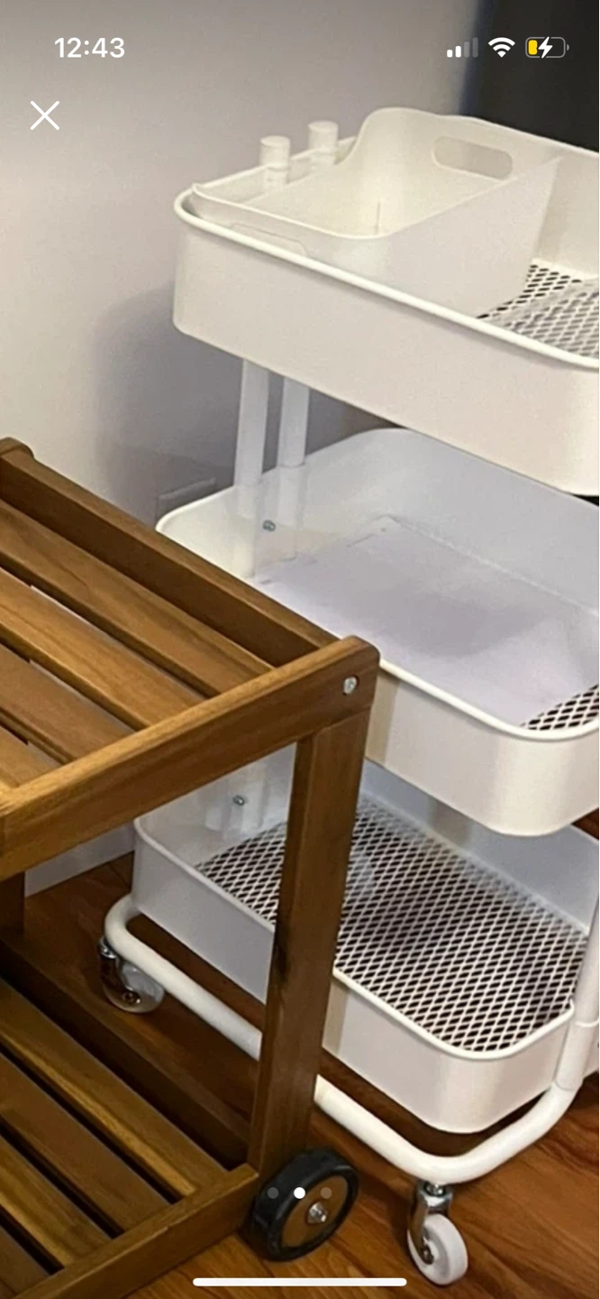 IKEA RASKOG Utility Cart - White - photo 2