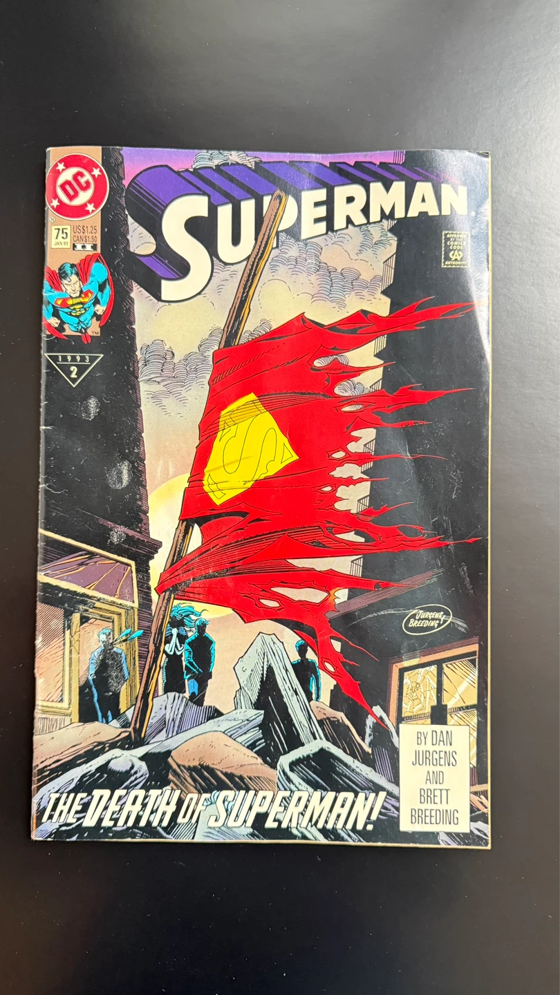 Superman #75, “The Death of Superman" DC Comics-1993 - photo 2