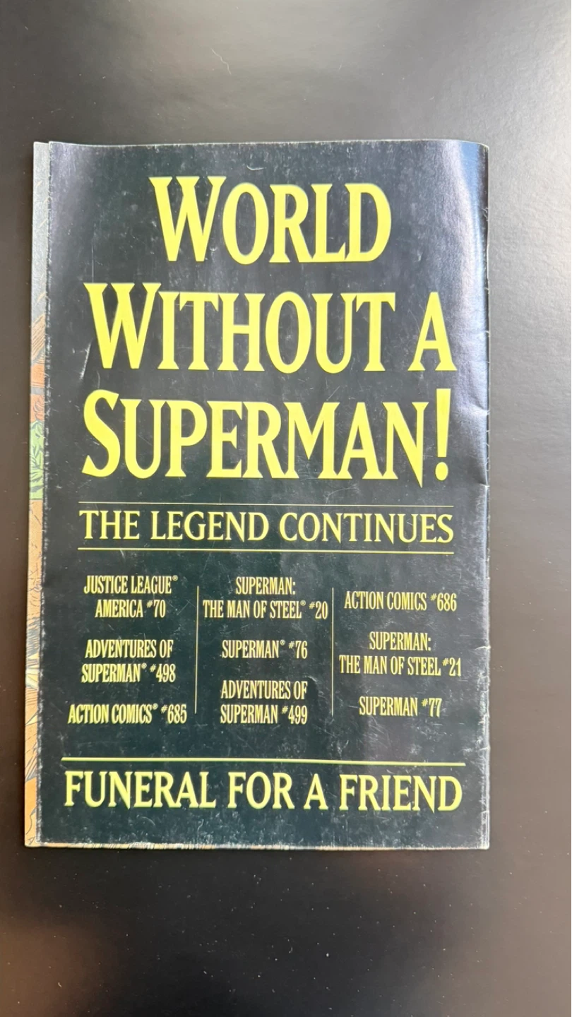 Superman #75, “The Death of Superman" DC Comics-1993 - photo 3