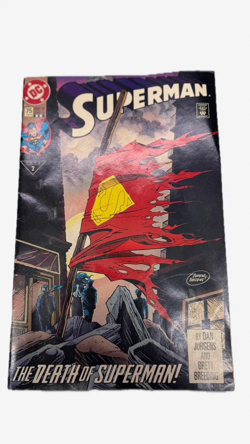 Superman #75, “The Death of Superman" DC Comics-1993