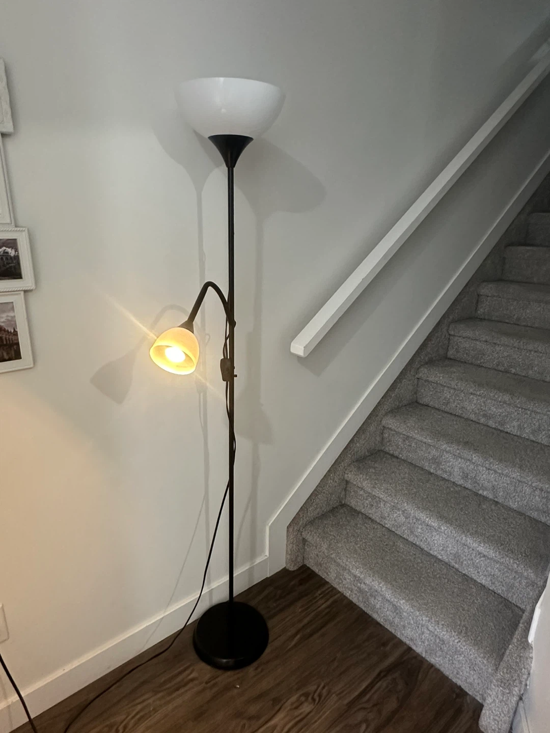BLACK DUAL HEAD FLOOR LAMP – ADJUSTABLE & MODERN - photo 5