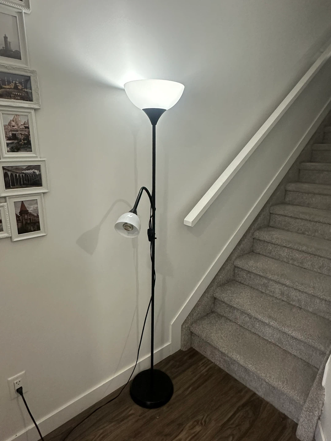 BLACK DUAL HEAD FLOOR LAMP – ADJUSTABLE & MODERN - photo 3