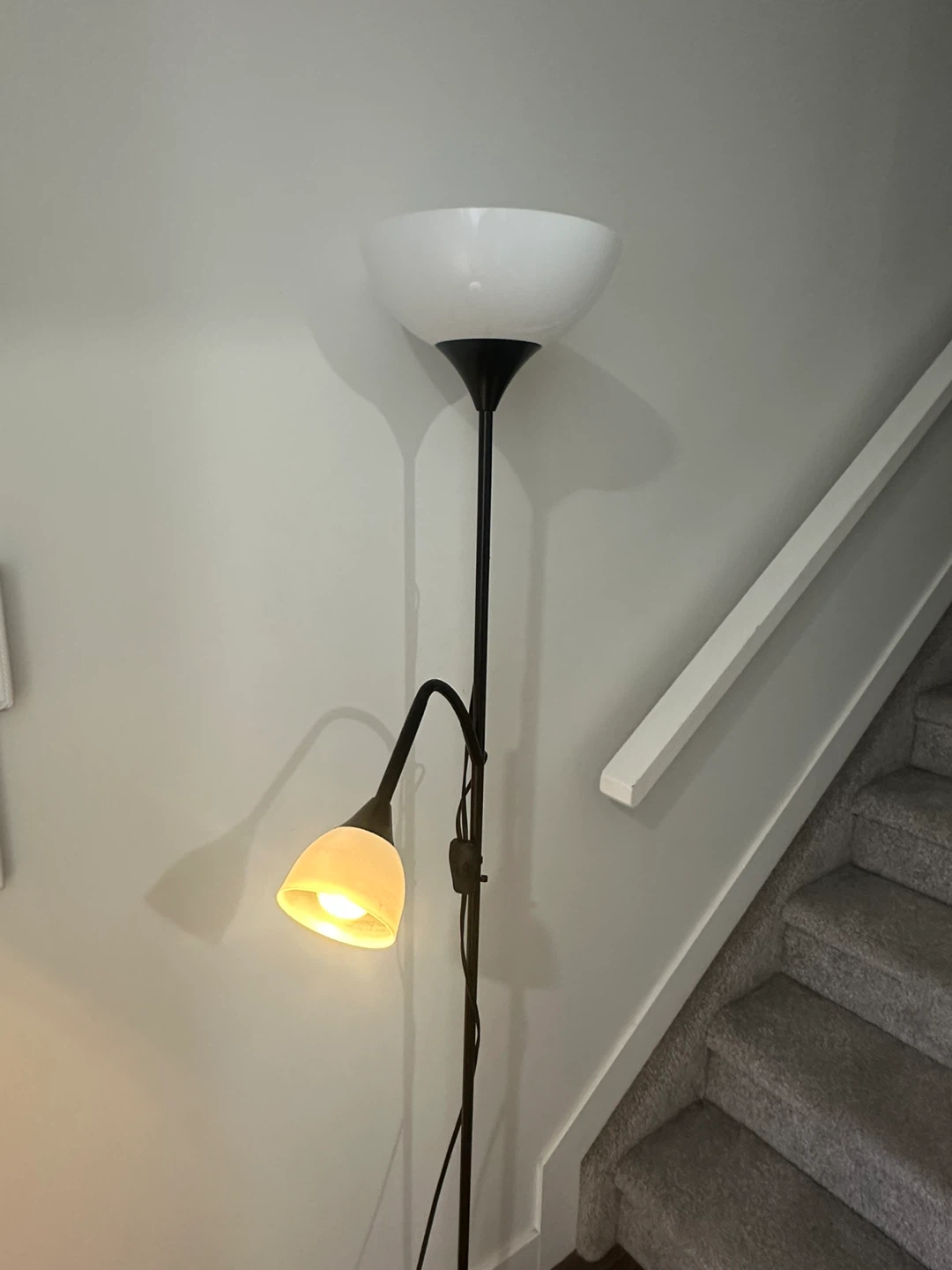 BLACK DUAL HEAD FLOOR LAMP – ADJUSTABLE & MODERN - photo 4