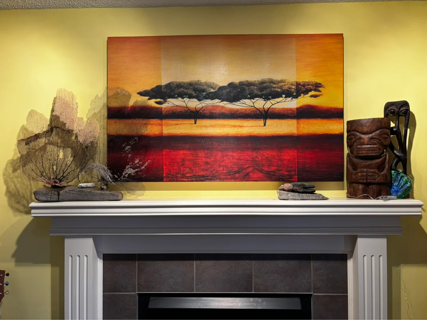 African Sunset Canvas Wall Art - photo 2