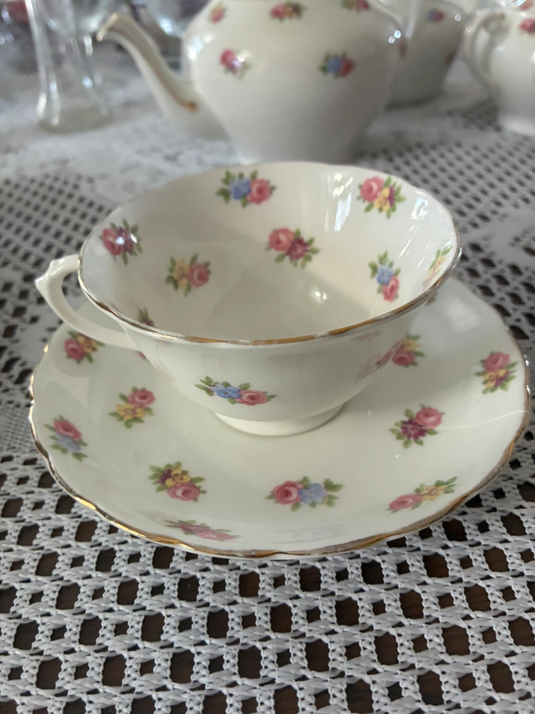 Royal Albert Prairie Crocus Bone China Tea Set Pieces
