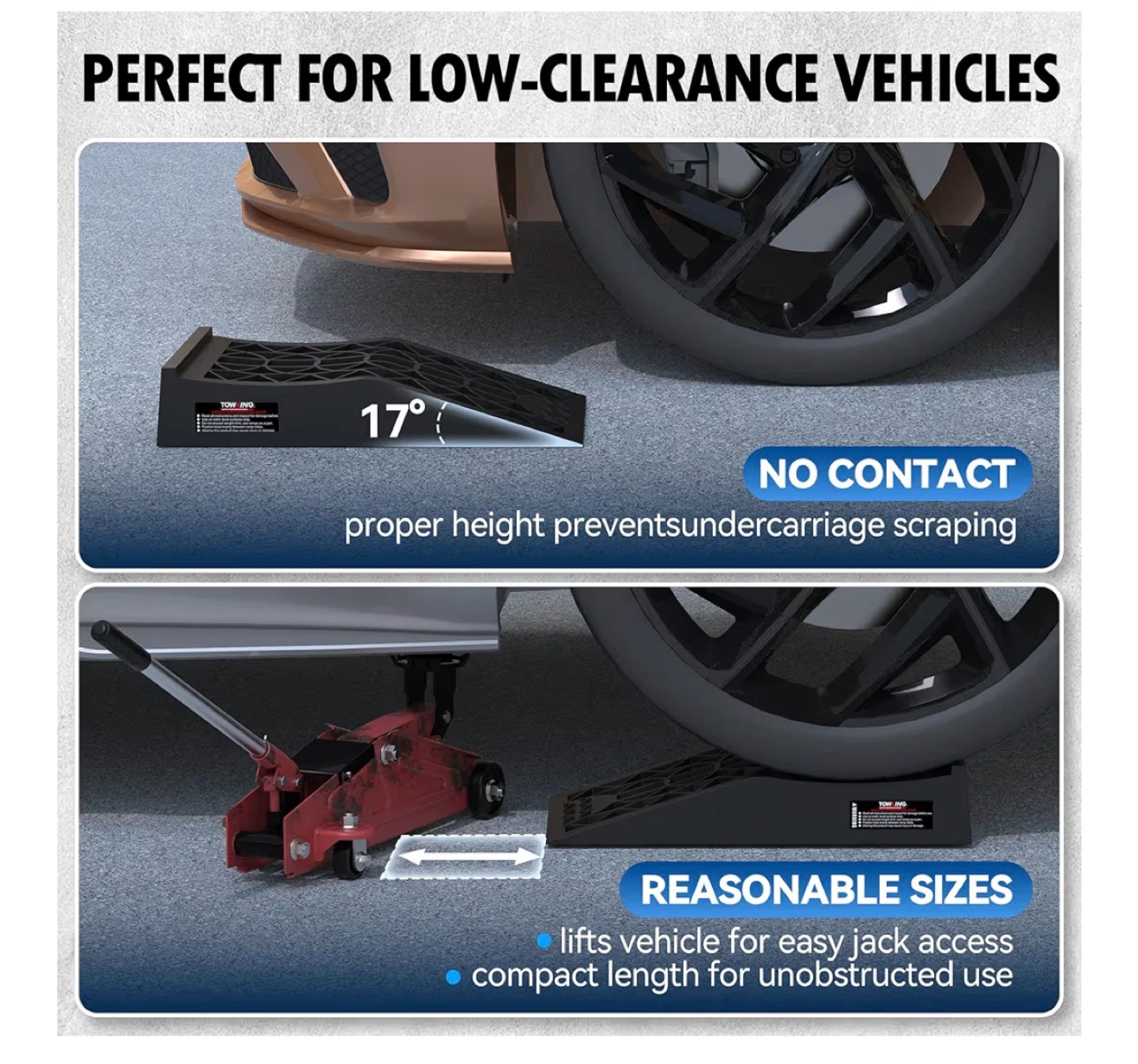 Ouleme Compact Low Profile Car Ramp Set - photo 4