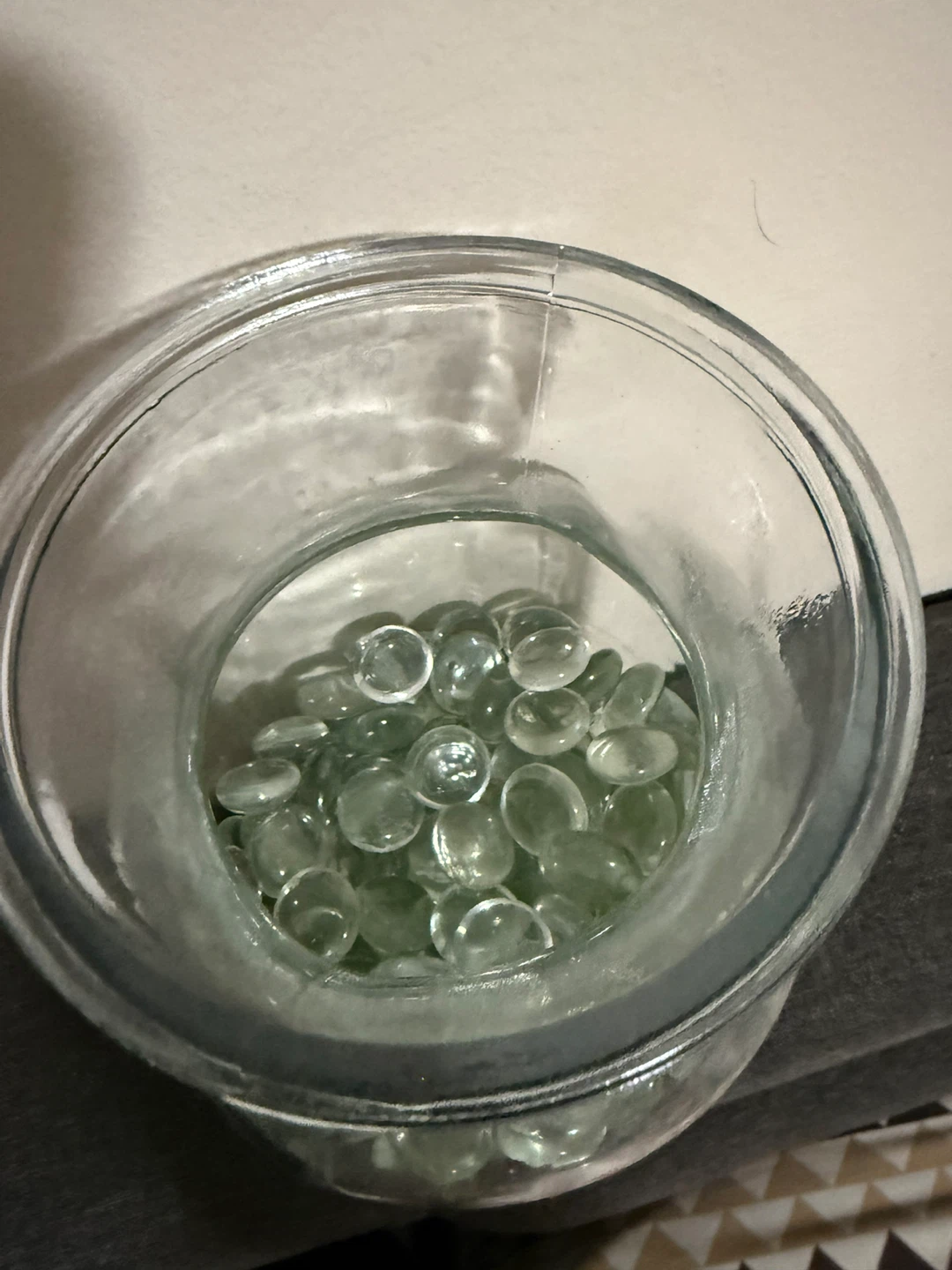 Glass Vase with Decorative Stones - photo 2