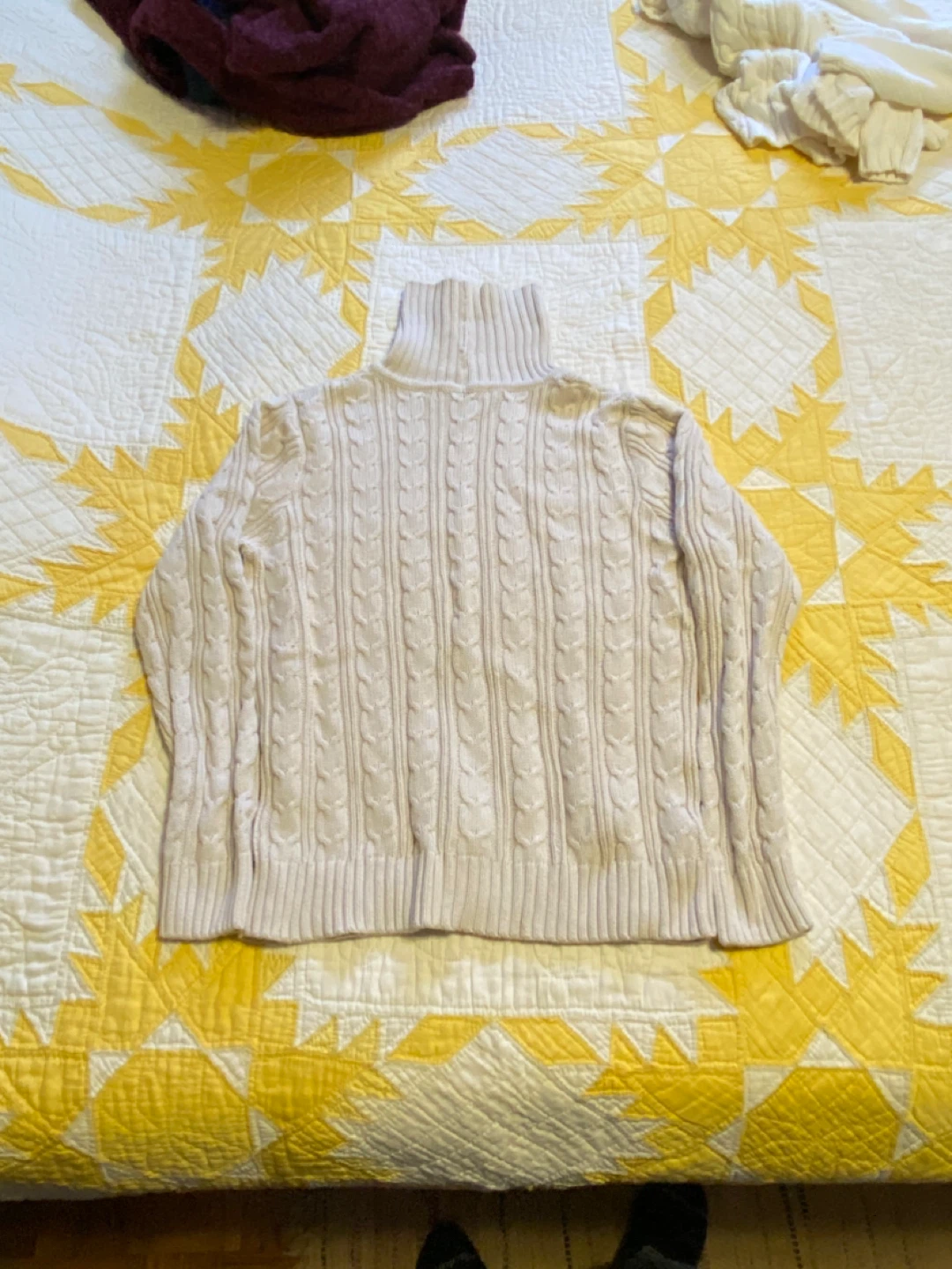Women’s Pria cable-knit sweater, size L - photo 4