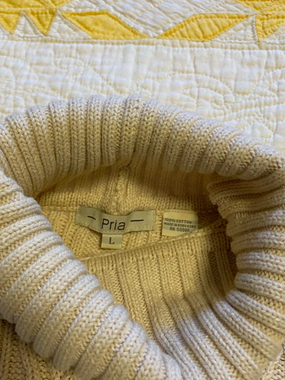 Women’s Pria cable-knit sweater, size L - photo 3