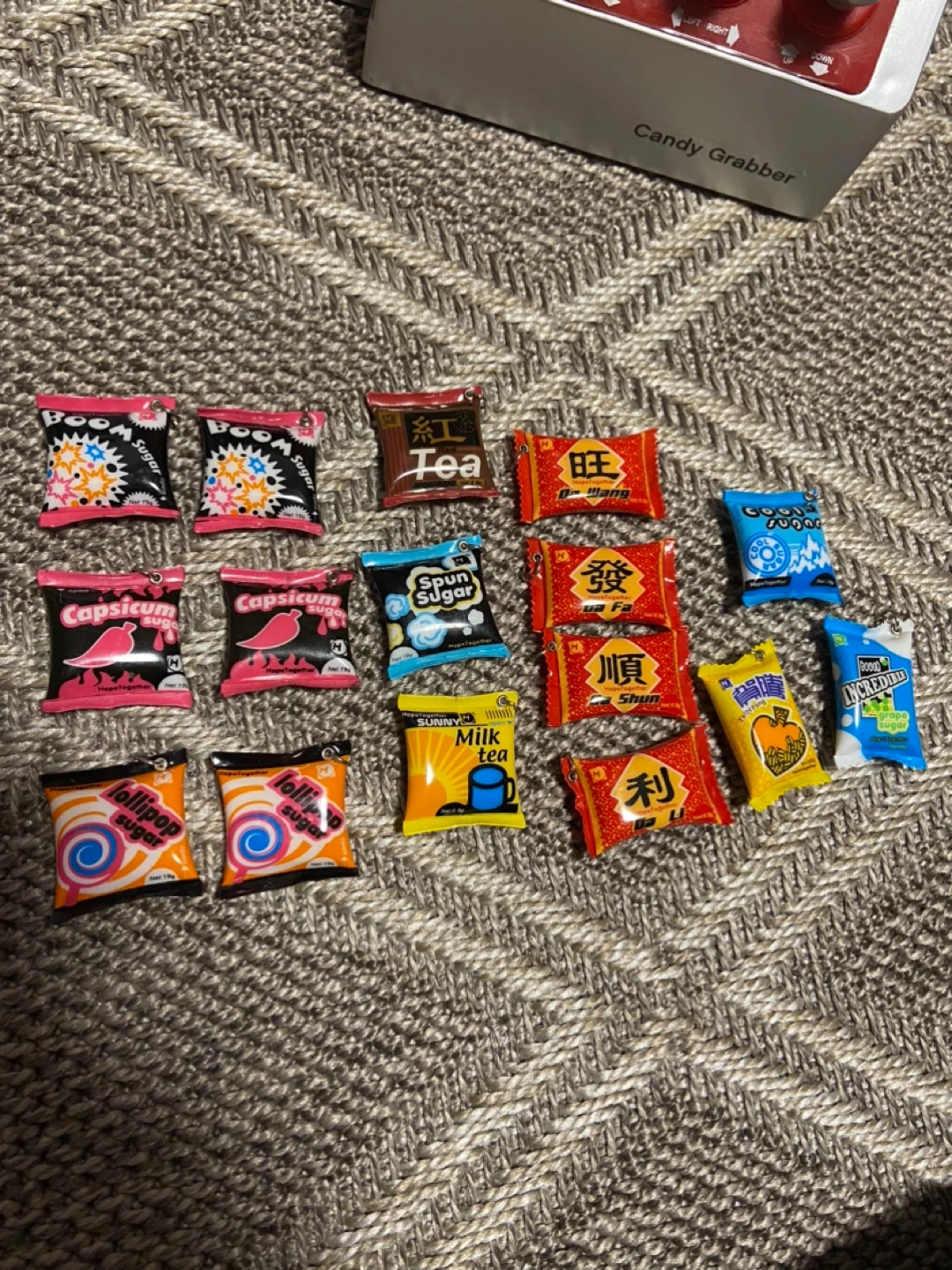 Assorted Sugar Candy Keychains