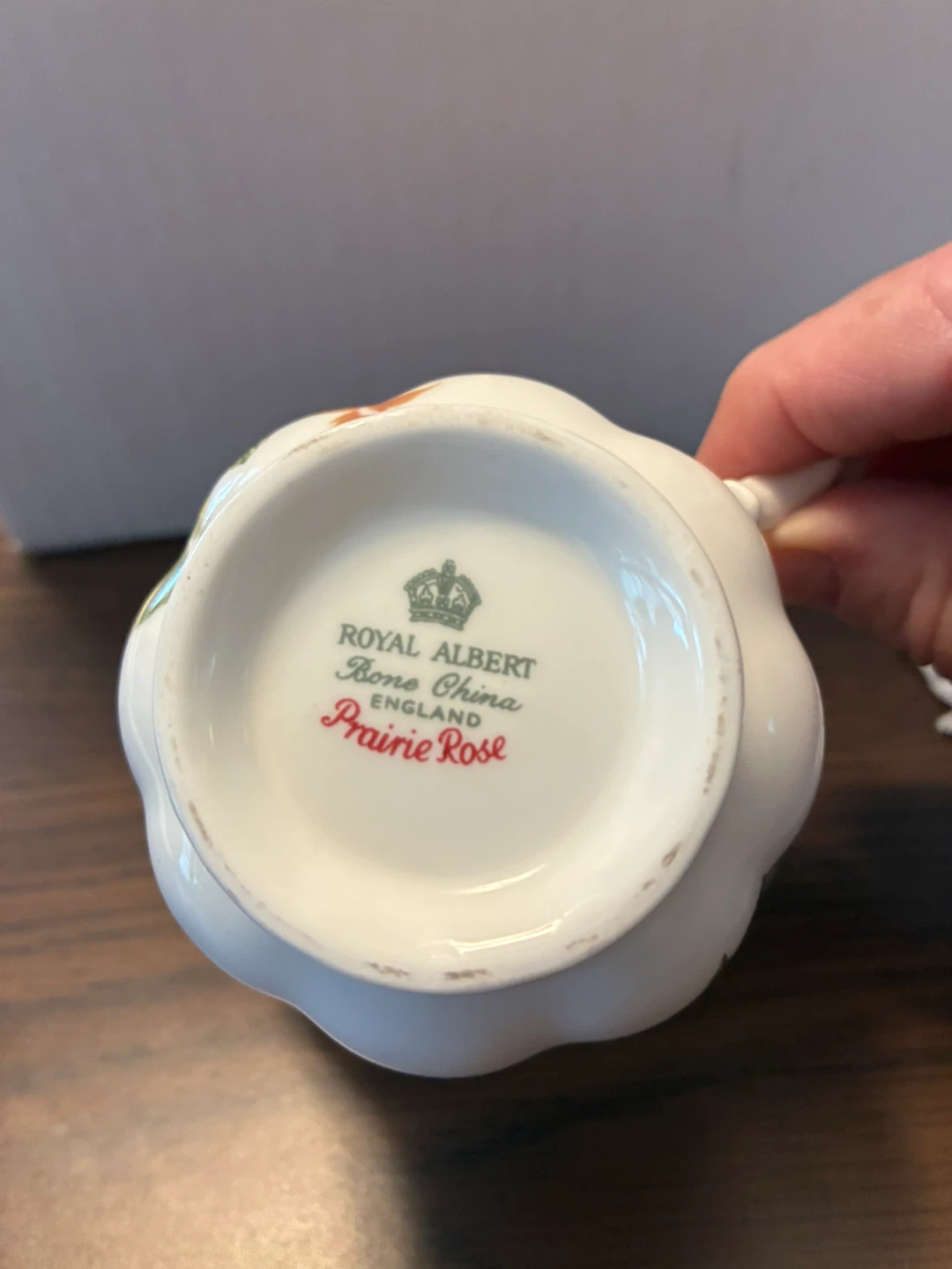 Royal Albert Bone China Teacup & Saucer - Prairie Rose - photo 2