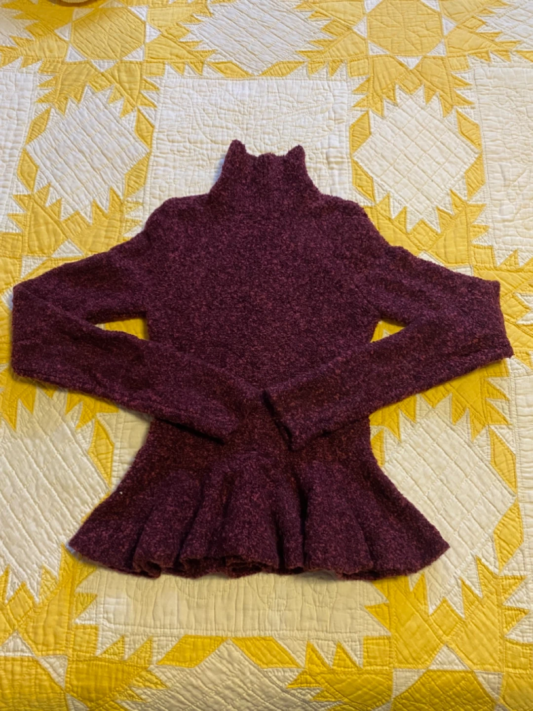 Women’s Moda International sweater - purple, size S