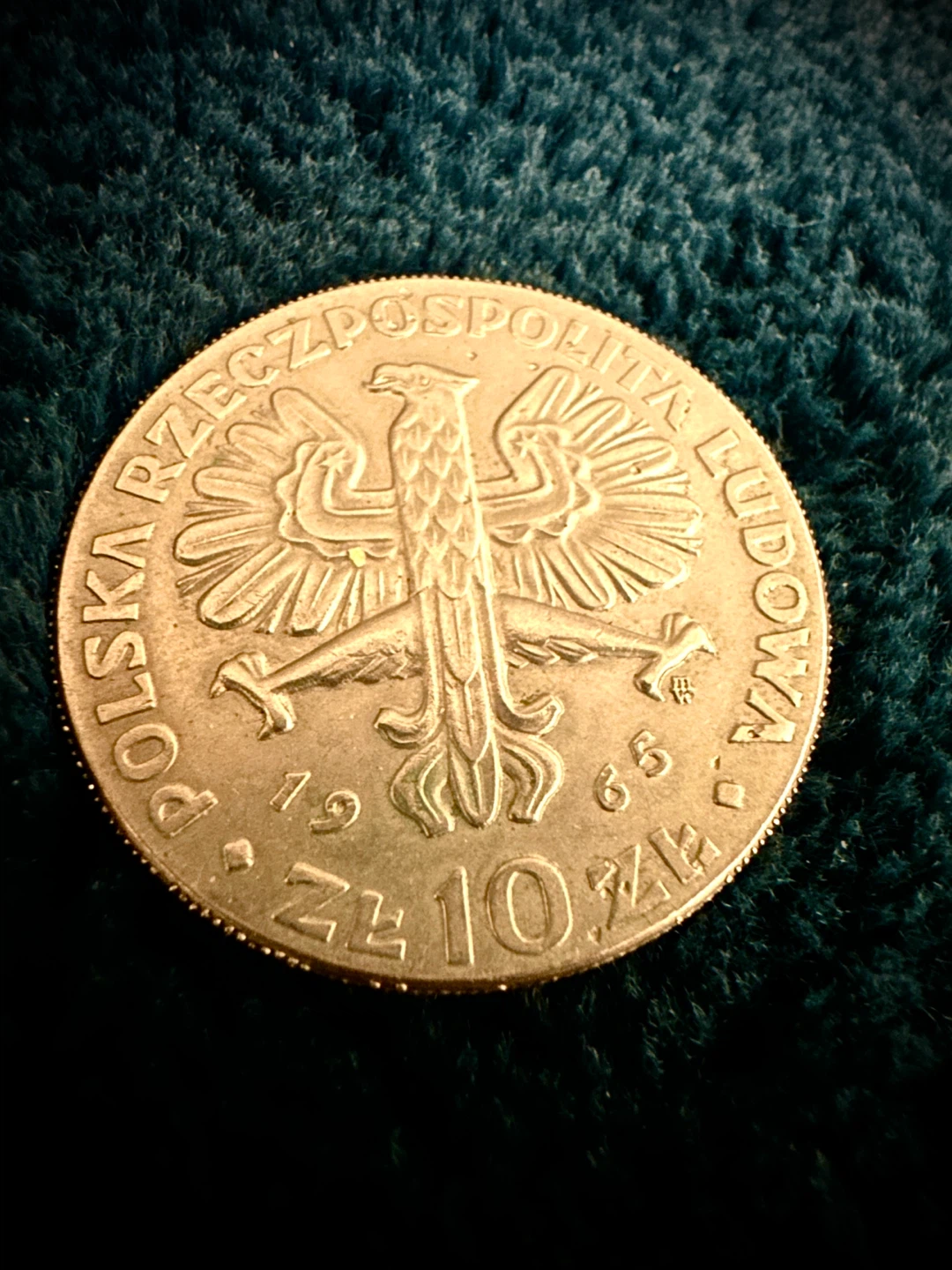 1965 Polish 10 Zlotych Coin - photo 2