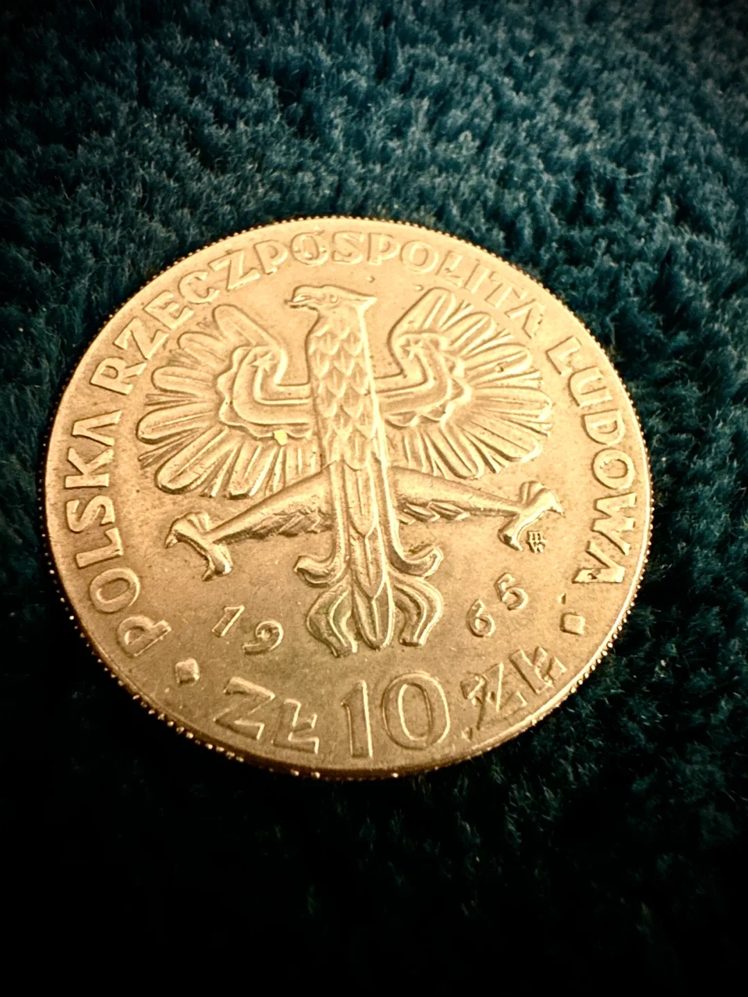 1965 Polish 10 Zlotych Coin - photo 2