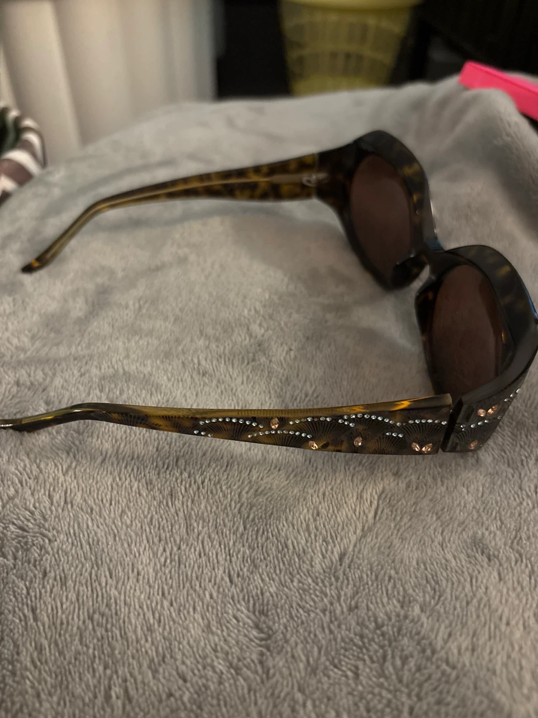 Judith Leiber Eye Sunglasses with Embellishments - photo 2