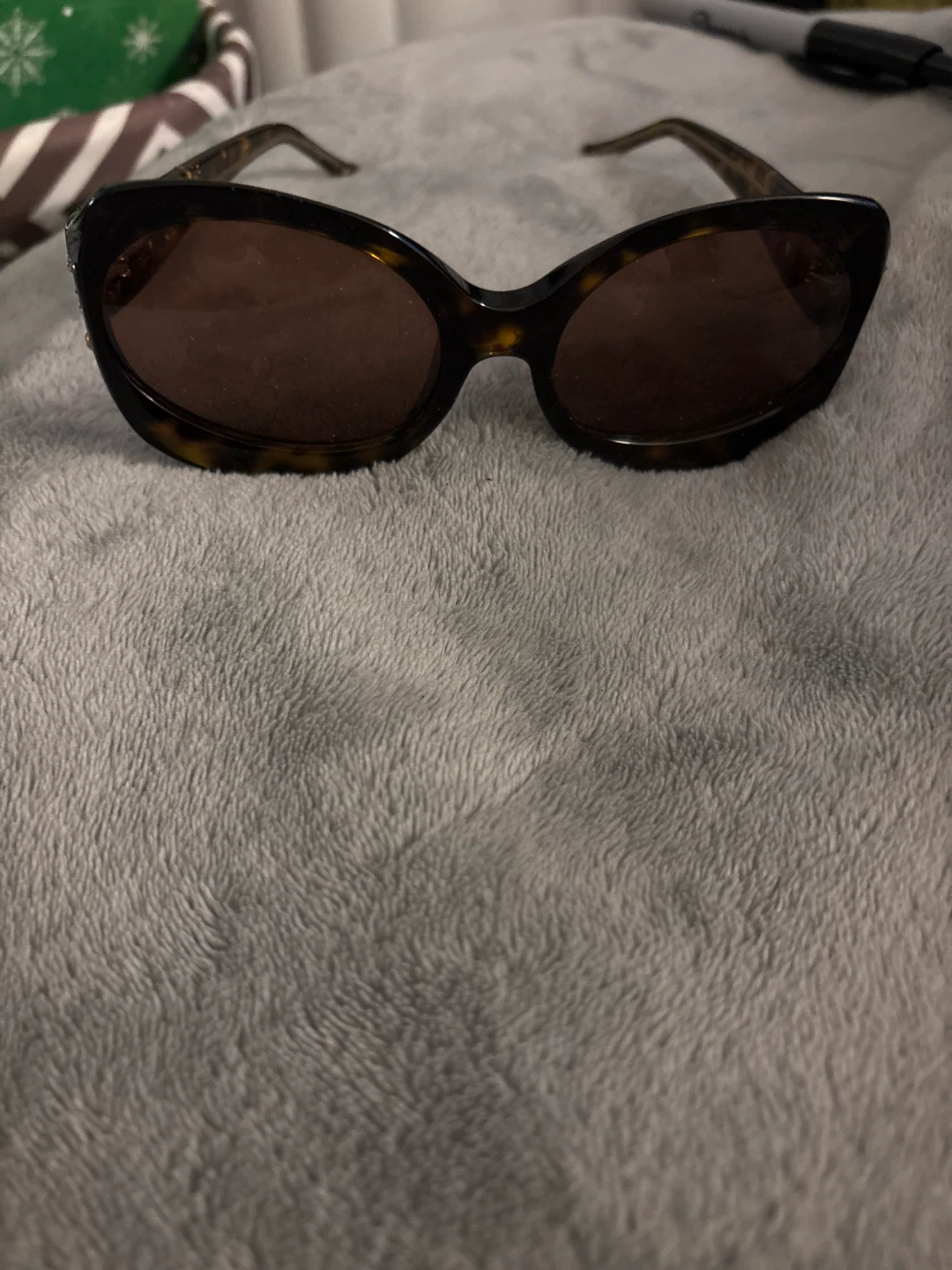Judith Leiber Eye Sunglasses with Embellishments