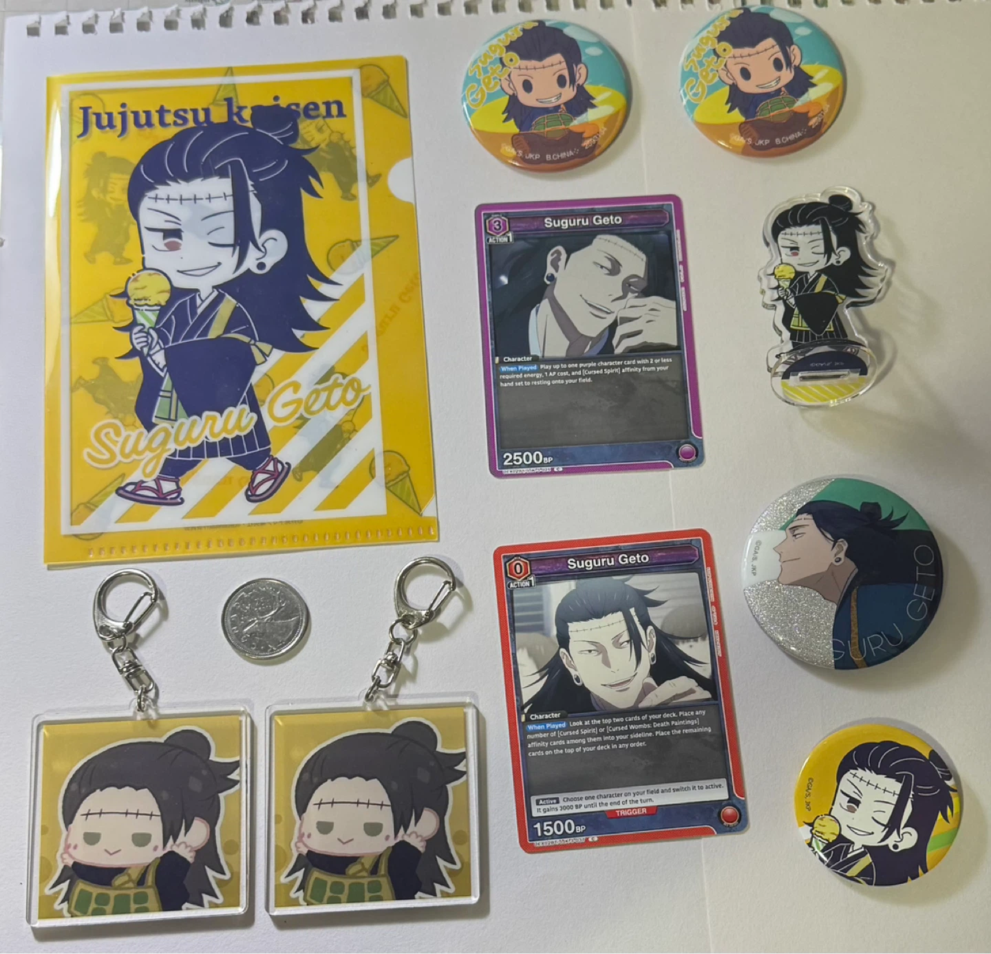 Jujutsu Kaisen Suguru Geto Merchandise Bundle