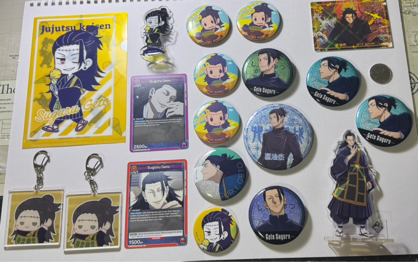 Jujutsu Kaisen Suguru Geto Merchandise Bundle
