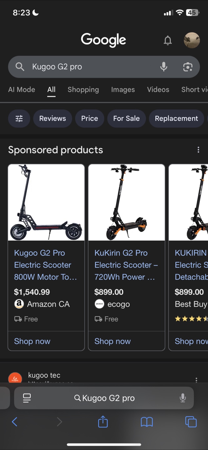 Kugoo G2 Pro Electric Scooter - photo 3