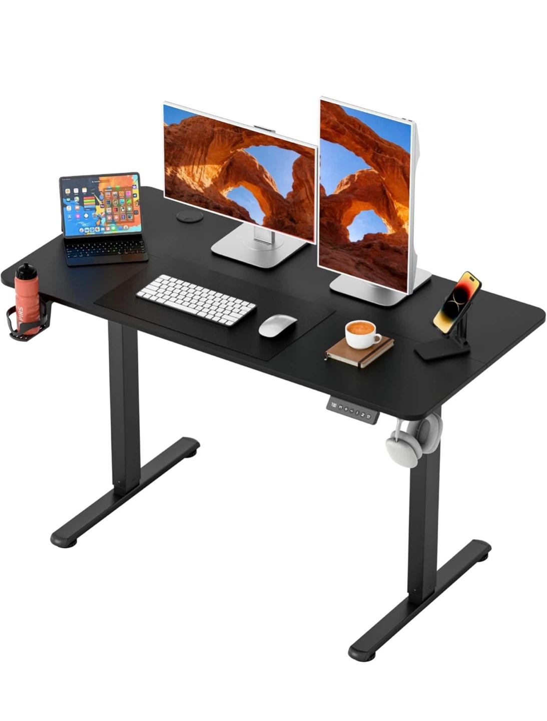 Black Electric Standing Desk