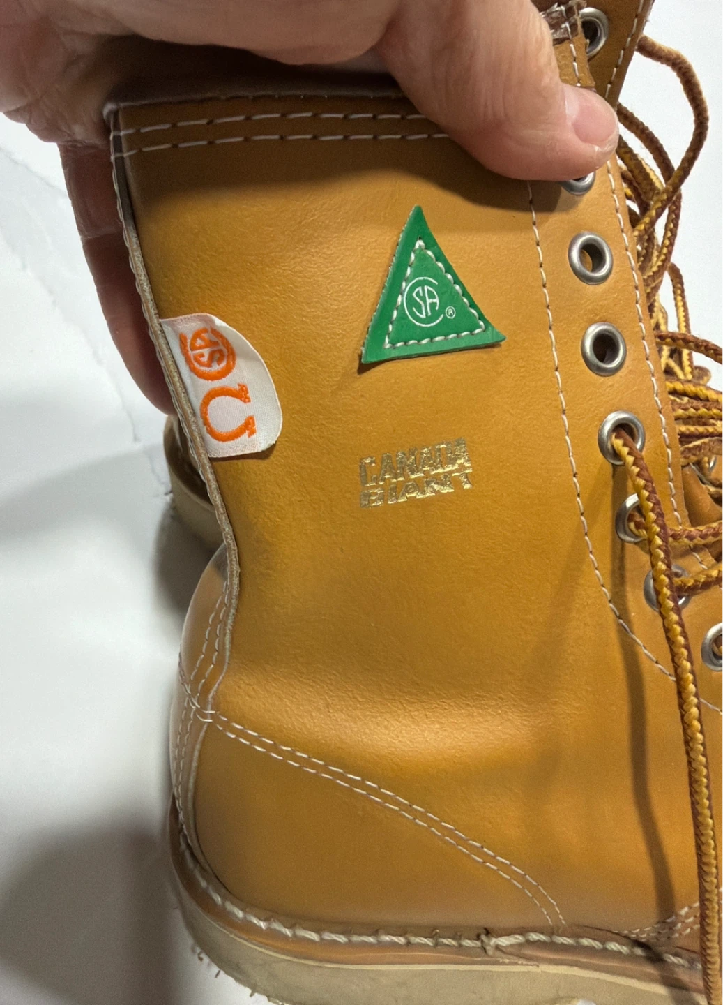 Canada Giant Work Boots Size 5D - photo 3