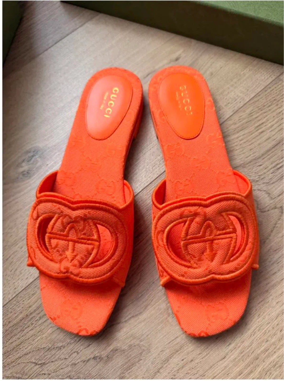 Gucci Orange Slides