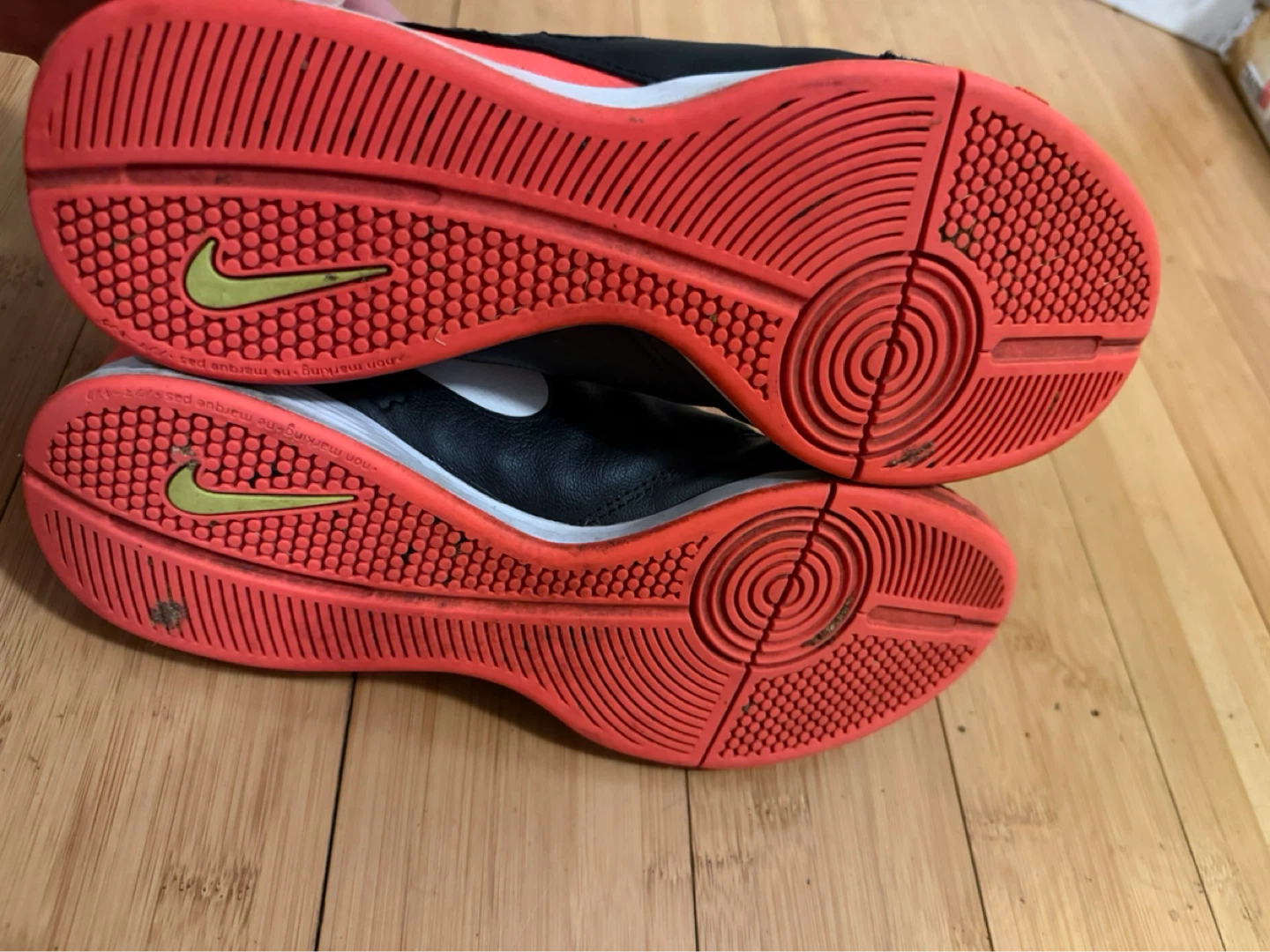 Nike Indoor Soccer Shoes - Black/White/Red - photo 2
