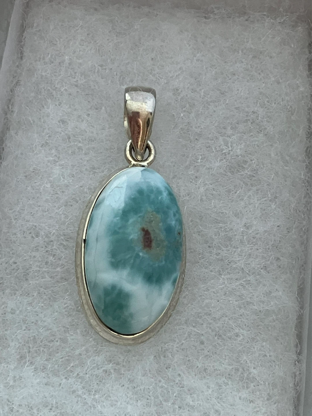 Sterling Silver Larimar Pendant - photo 3