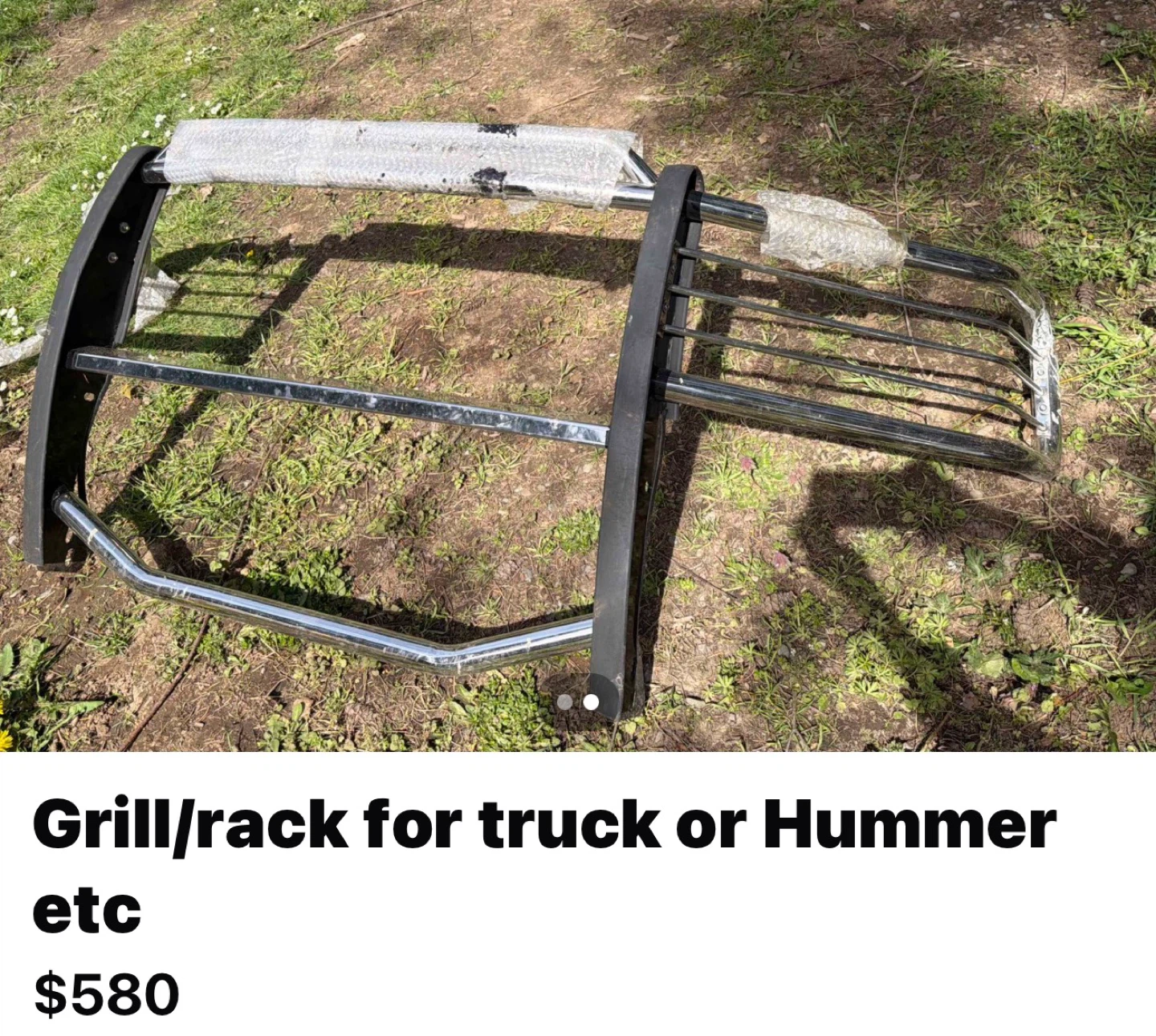 Truck/Hummer Grill Guard/Rack - photo 2