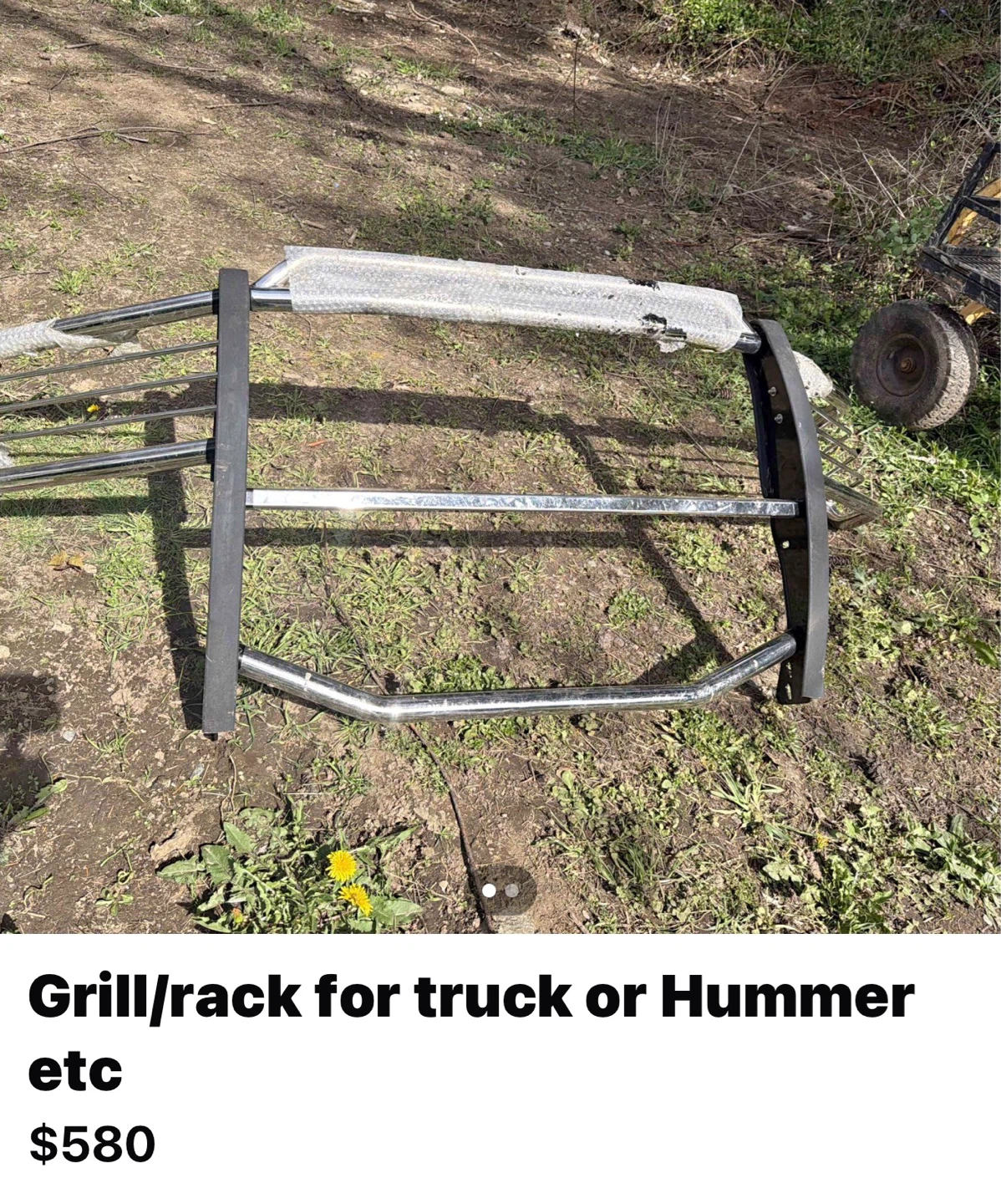 Truck/Hummer Grill Guard/Rack