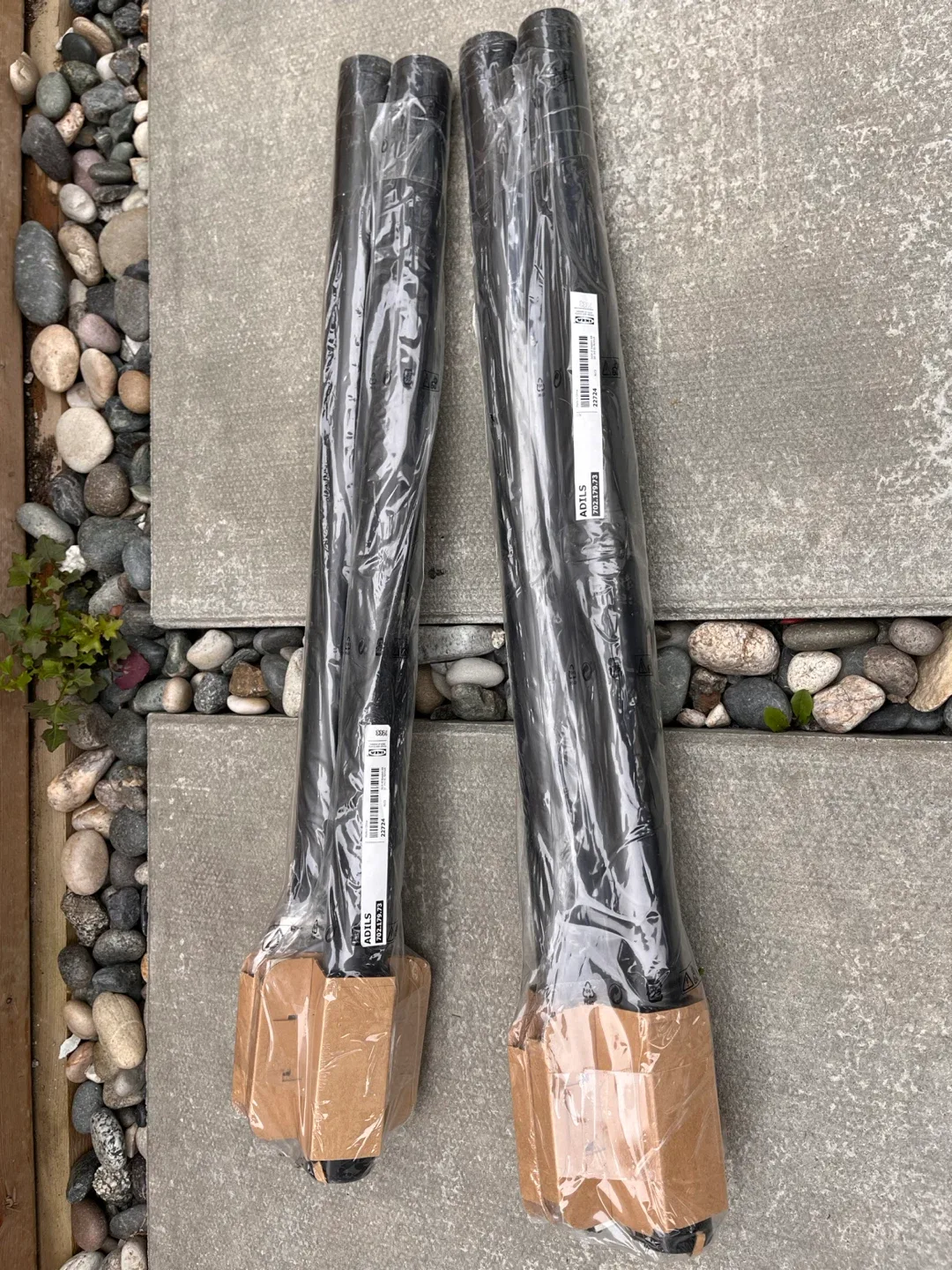 Ikea ADILS Black Table Legs (4x) - 70 cm - photo 4